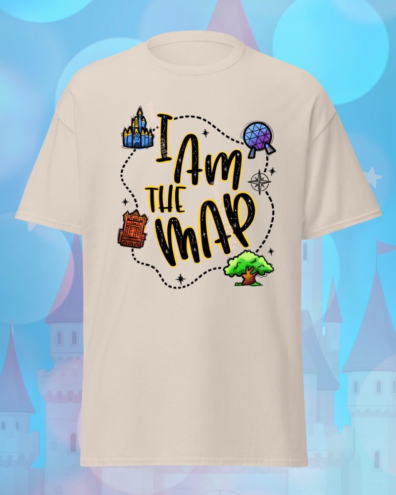 I Am The Map – Park Explorer Disney-Inspired Fan Tee