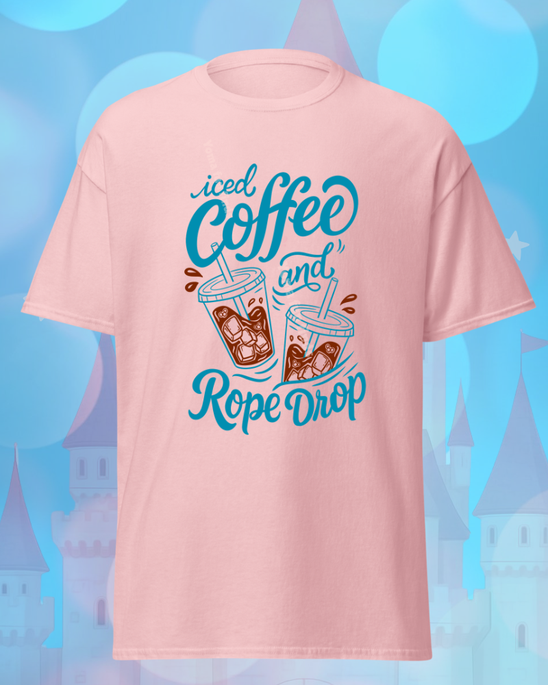 Rope Drop Coffee Lover Graphic Tee | Magical Vacation Men's & Women's Shirt