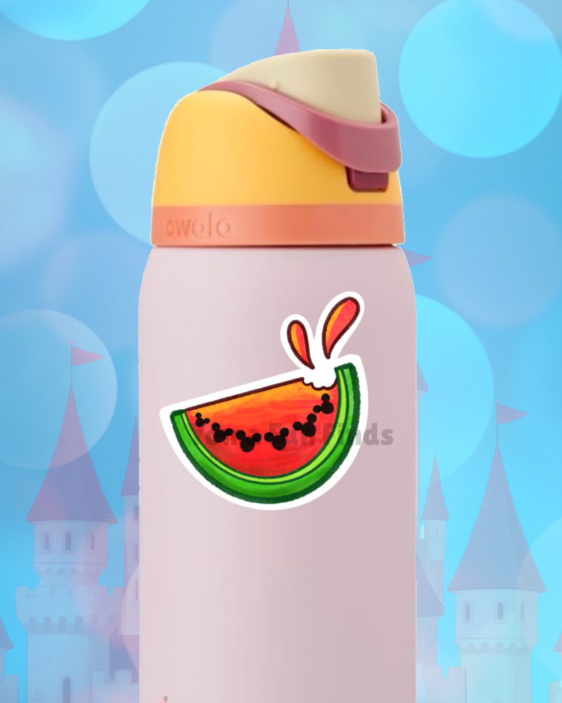 Magical Summer Watermelon Sticker | Waterproof Theme Park Snack Decal